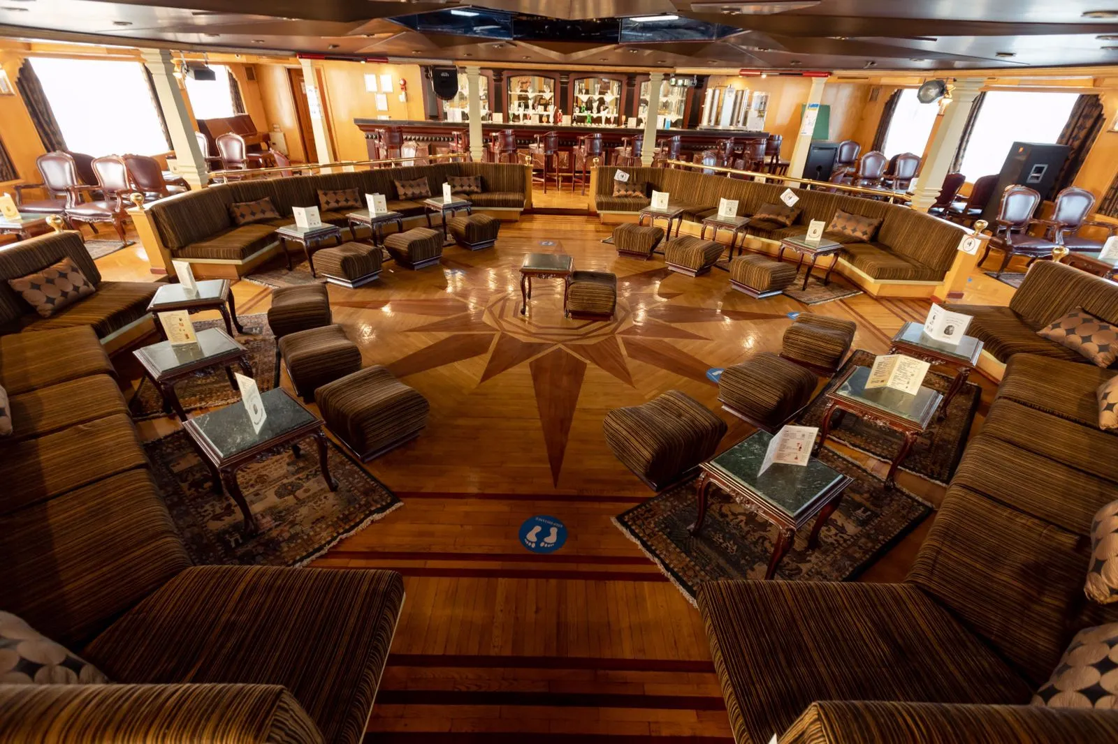 Lounge aboard the MS King Tut I Nile Cruise Nile cruise